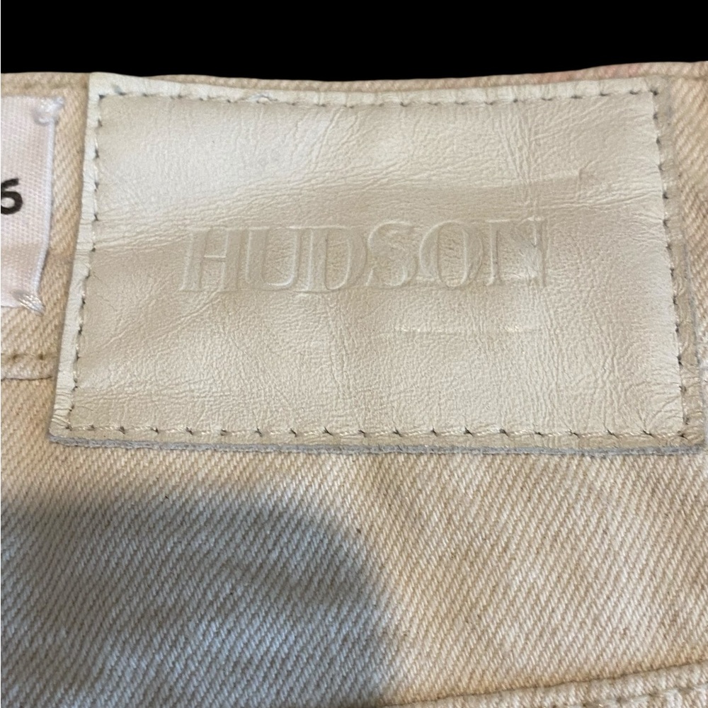 HUDSON | Men's Hudson Broderick Button Up jean Front Zip Linen Jeans NWT 36x33 - Picture 12 of 13